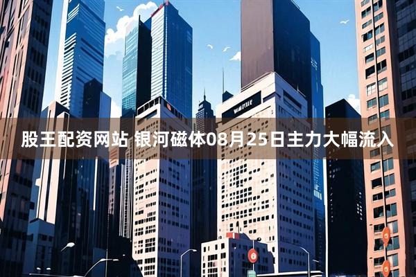 股王配资网站 银河磁体08月25日主力大幅流入